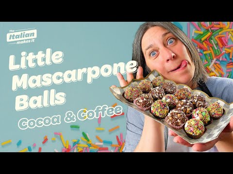 Easy and Tasty Italian Chocolate Mascarpone Balls Recipe