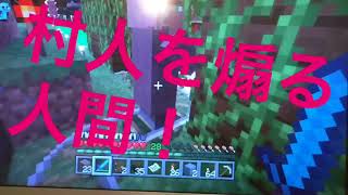 「実況」WiiuマインクラフトPART1 家を作るつもりが…