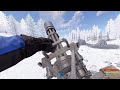 solo snowballing with a minigun...
