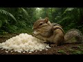 Grains Of Peace A Chipmunk S Morning Ritual