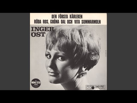 Röda ros, gröna dal och vita sommarmoln