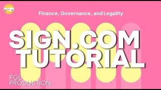 Sign.Com Tutorial