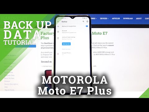 How to Back Up Data in Motorola Moto E7 Plus - Allow Google Backup