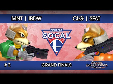 Fight For SoCal 2 - MnT | iBDW (Fox) VS CLG | SFAT (Fox) - SSBM - Grand Finals