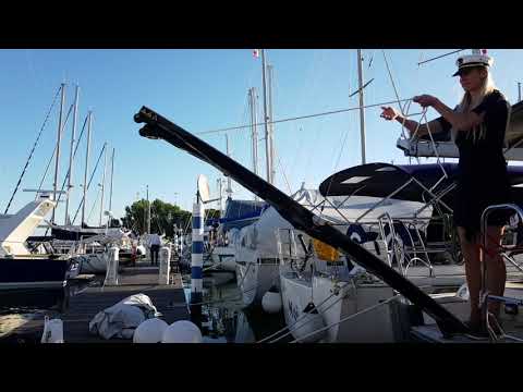 GS Composite - How to lift carbon gangway GS Composite with lifting rope