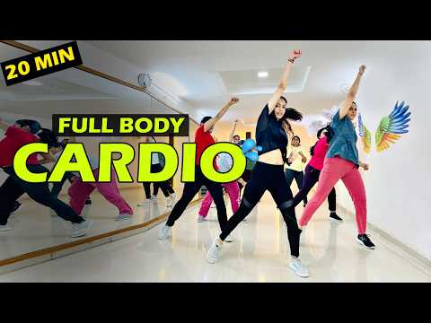 Burn Belly, Arm & Leg Fat | 20 Min Non-Stop Standing Cardio (Full Body Workout)