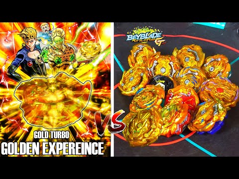 GOLDEN EXPERIENCE: Gold Turbo Ace Dragon VS All GOLD TURBO BEYBLADES