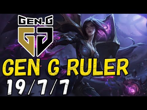 Gen.G Ruler カイ＝サ(Kai'Sa) VS ヴァルス(Varus) BOT ADC patch 12.20 NA RANK