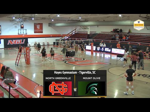 North Greenville vs. Mount Olive Highlights - NGU Women's Volleyball 2022