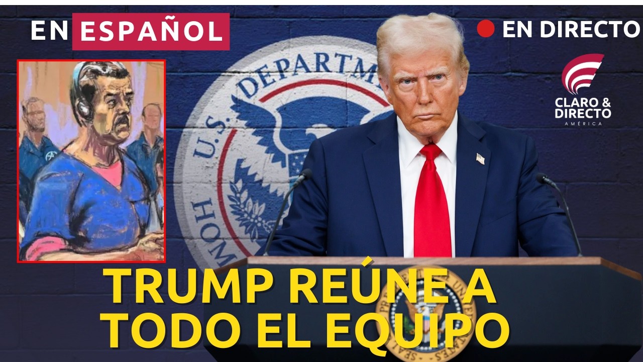 URGENTE:TRUMP Y SU GABINETE SE DIRIGEN A LA NACIÓN | INICIA EL JUICIO CONTRA MADURO EN EE.UU.