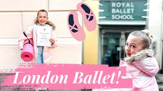 Darcy at the Royal Ballet School &amp; London Family Day Out Vlog! Covent Garden &amp; Great Food!