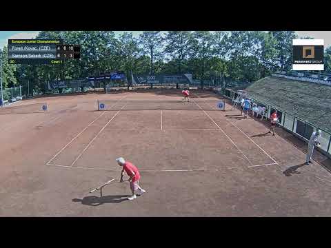 Court 1  - 24.7.2022 - European Junior Championships U14_TK Most