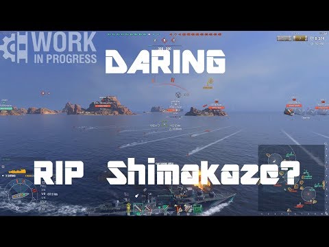 Royal Navy T10 DD Daring [WiP] - First Impressions