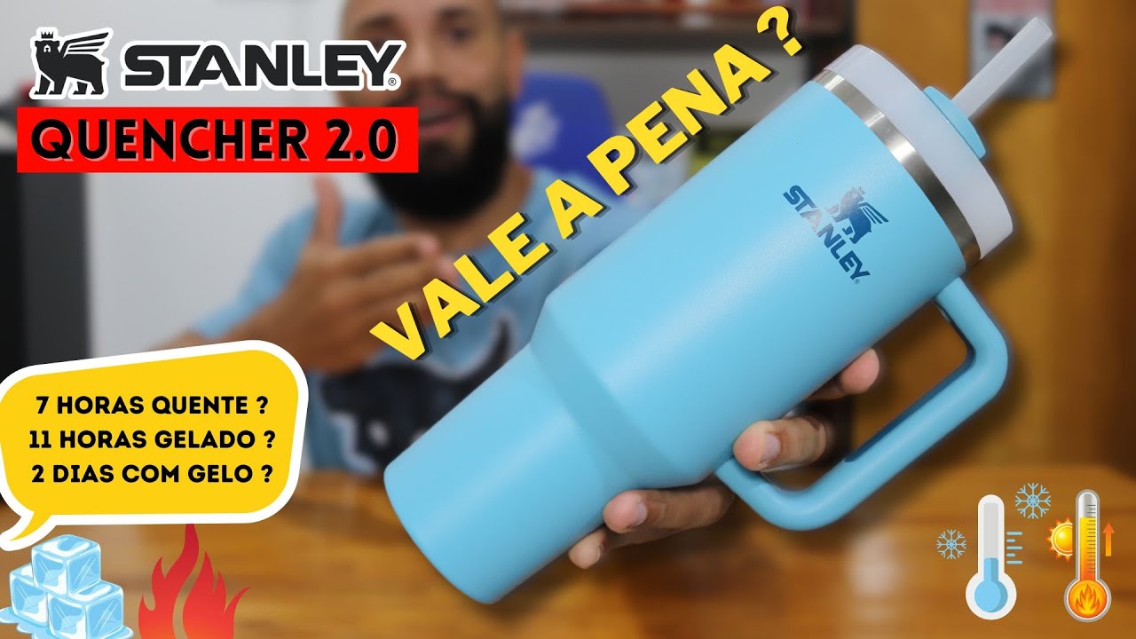 COPO STANLEY QUENCHER 2.0 CUMPRE O QUE PROMETE ? EU TESTEI TUDO. ASSISTA ANTES DE COMPRAR.