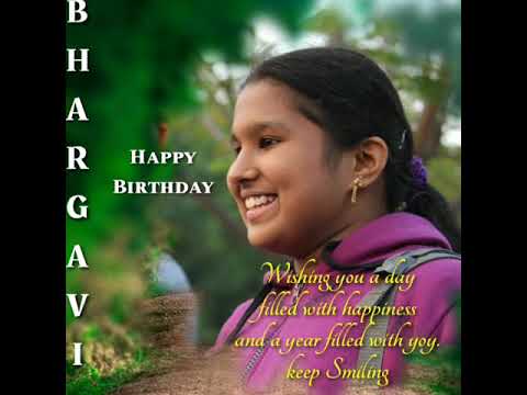 Happy Birthday # Bhargavi