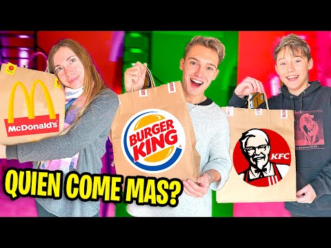QUIEN COME MAS COMIDA RÁPIDA ?? (RETO)