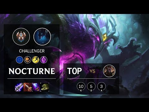 Nocturne Top vs Kled - EUW Challenger Patch 10.3