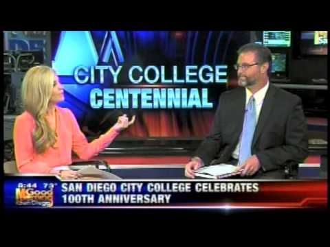 President Beebe on KUSI TV Celebrating the City College Centennial