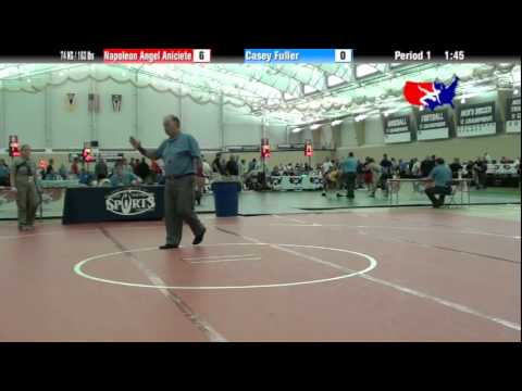 University Nat`ls FS  74 KG / 163 lbs: Napoleon Angel Aniciete vs. Casey Fuller