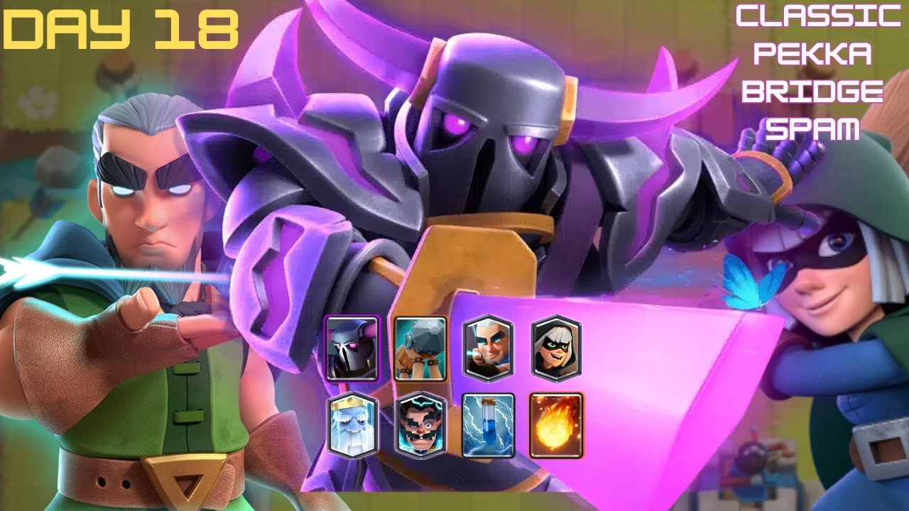 Day 18 | Only 1500 Trophies to Unlock New Arena with Bridge Spam Deck