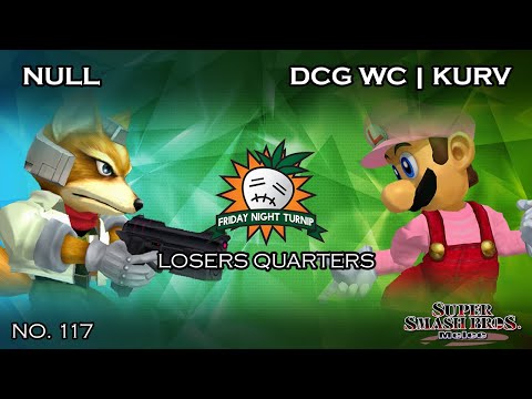 FNT #117 - null (Fox) VS DCG WC | Kurv (Luigi) - SSBM - Losers Quarters