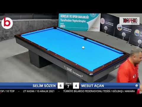 SELİM SÖZEN & MESUT AÇAN Bilardo Maçı - 