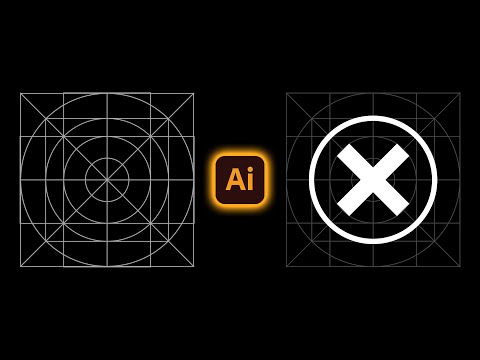 How to Draw Icons Using Grid - Adobe Illustrator