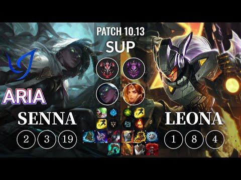 CGA Aria Senna vs Leona Sup - KR Patch 10.13