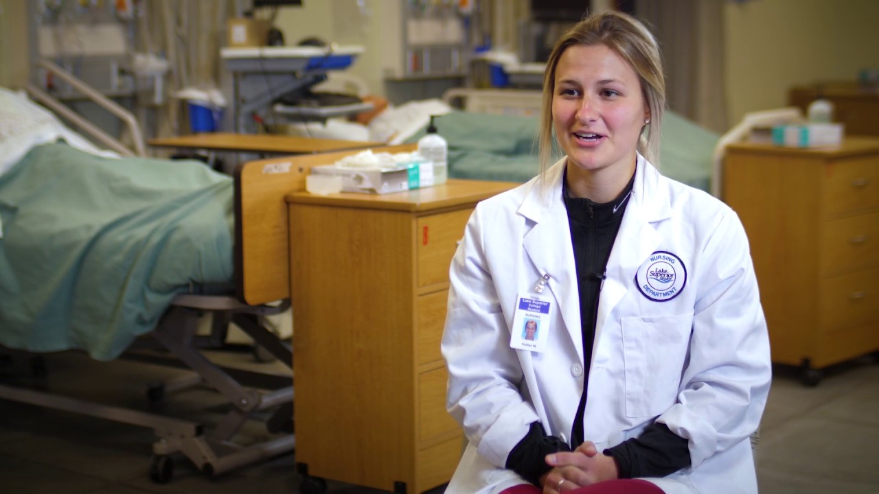 Meet Kaitlyn, nursing student at Lake Superior College (:45)