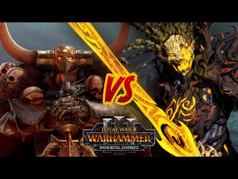 ARCHAON vs DURTHU - Warriors vs Wood Elves // Total War: WARHAMMER 3 Immortal Empires Domination
