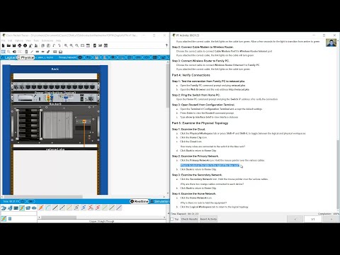 4.6.5 Packet Tracer - Connect a Wired and Wireless LAN
