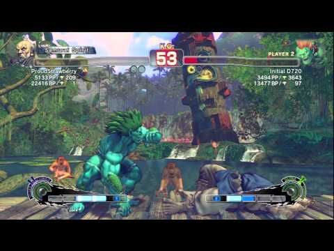 ProudStrawberry [Gouken] Vs Initial D720 [Blanka] SSF4 Arcade Edition 2012 720 HD