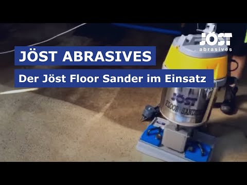 JÖST abrasives - der Floor Sander im Einsatz