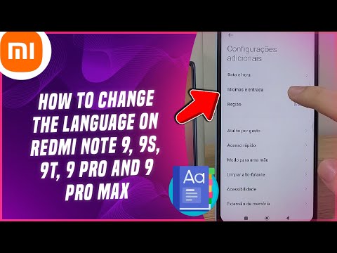 How to change the language on Redmi Note 9, 9S, 9T, 9 Pro and 9 Pro Max