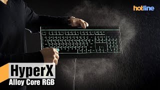 HyperX Alloy Core RGB Gaming Keyboard USB Black (HX-KB5ME2-RU, 4P4F5AX) - відео 1