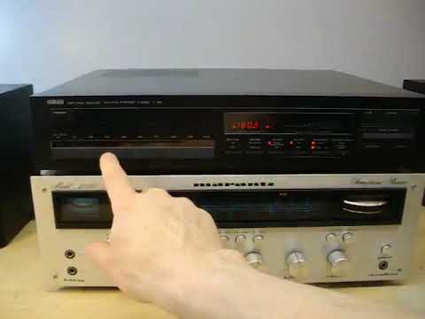 Demo video of Yamaha T-85 T85 audiophile M FM stereo radio tuner