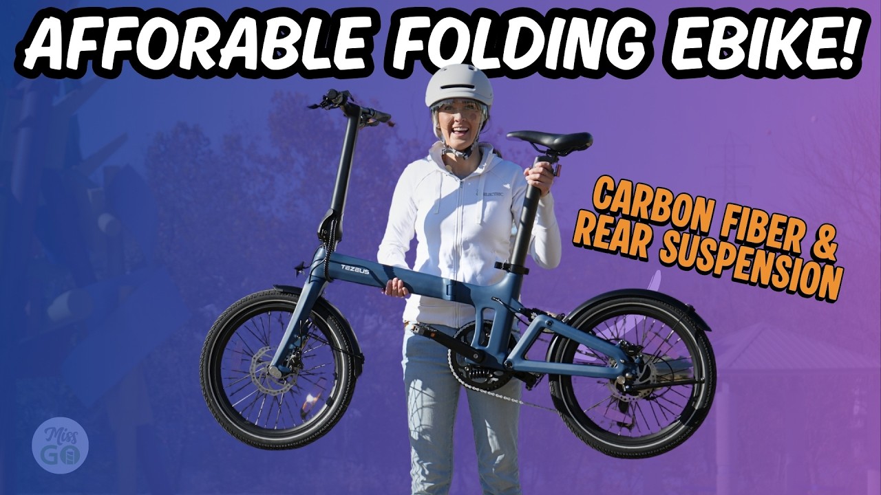 Tezeus Swift Review ($1299 Carbon Fiber Folding eBike)