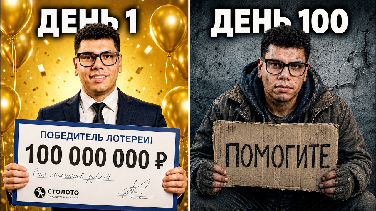 Почему выигрыш в лотерею разрушает жизнь?