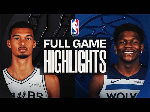 SPURS at TIMBERWOLVES | FULL GAME HIGHLIGHTS | January 11, 2026