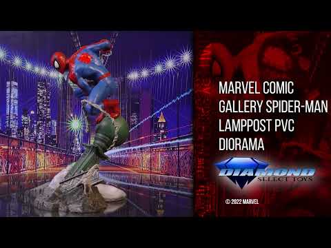 Marvel Comics Spider-Man (Lamppost) Gallery Diorama | DST360