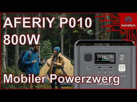 AFERIY P010 Powerstation - 512Wh/800W - Ideal für unterwegs