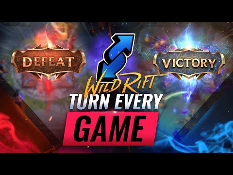 How to Turn EVERY Lost Game in Wild Rift (LoL Mobile)