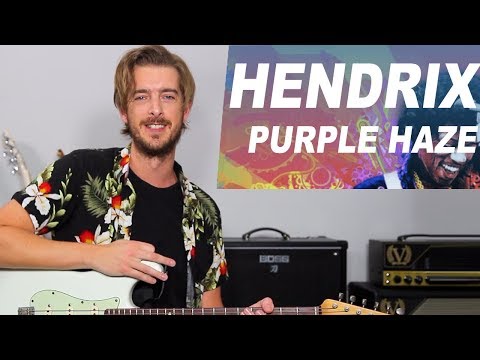 JIMI HENDRIX - PURPLE HAZE Guitar Lesson Tutorial - how to play