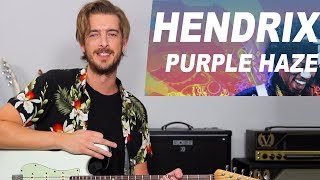 JIMI HENDRIX - PURPLE HAZE Guitar Lesson Tutorial - how to play