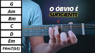 PARE DE COMPLICAR! É isso Que te Faz Tocar Violão Rápido - Aula de violão