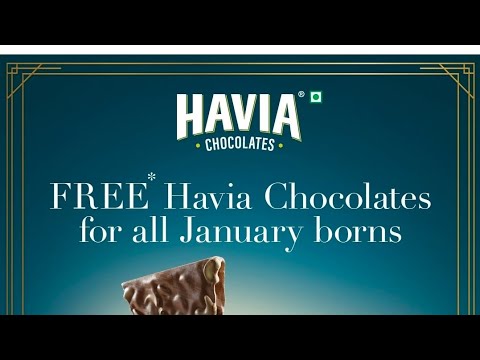 Free Havia Chocolates for all January borns | Chocolate gift box | Havia Chocolates offer in telugu