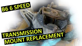 01E Transmission Mount Installation on B6 A4 3.0 AVK
