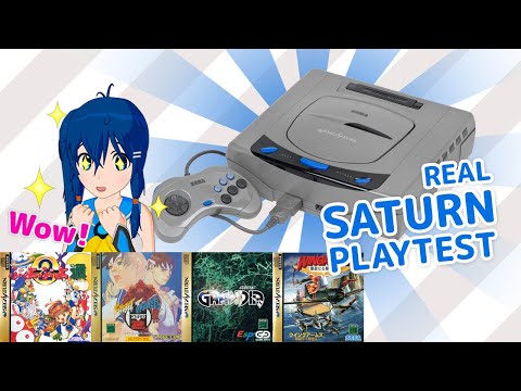 My Sega Saturn has Arrived ! | REAL JP Sega Saturn Playtest