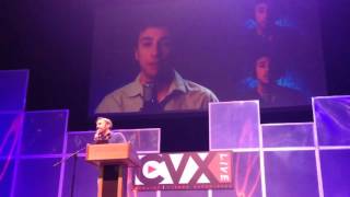 Peter Hollens at CVX Live 2015-  I Won't Give Up