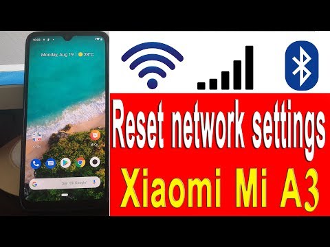 Xiaomi Mi A3 reset network settings